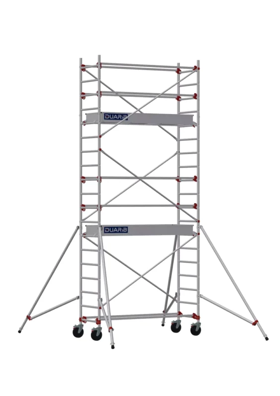 Echafaudages roulants aluminium de marque Duarib de type AL205