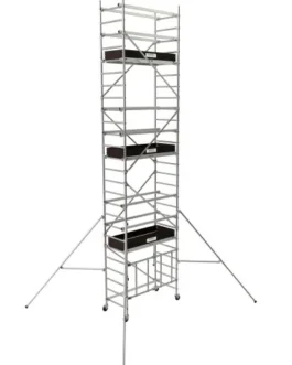 Echafaudages roulants aluminium de marque Tubesca de type Runner