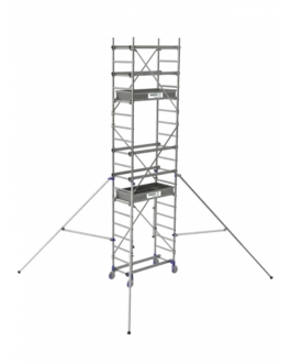 Echafaudages roulants aluminium de marque Tubesca de type Insider