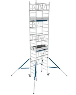 Echafaudages roulants aluminium de marque Tubesca de type Neolium Evo