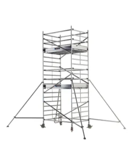 Echafaudages roulants aluminium de marque Tubesca de type Neolium 400 line