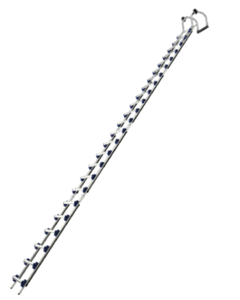 Echelle de toit bois de marque Tubesca de type Evoklip