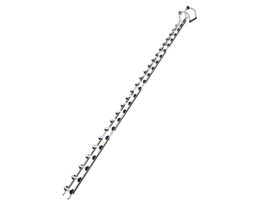 Echelle de toit bois de marque Tubesca de type Evoklip