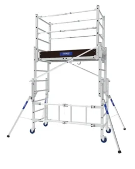 Echafaudages roulants télescopique aluminium de marque Tubesca de type Z’Tower