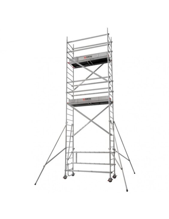 Echafaudages roulants aluminium de marque Fortal de type Eris