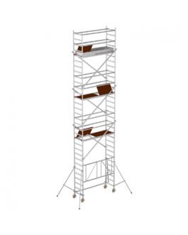 Echafaudages roulants aluminium de marque Fortal de type Nova